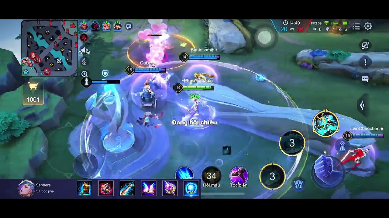 Vác sephera lên clip cho mọi người xem nè