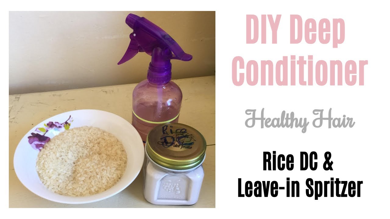 Rice DIY Deep Conditioner Leavein Conditioner BoilingHow To
