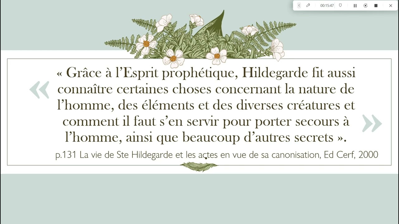 Sainte Hildegarde prophétise sur l'Antichrist et l'Avertissement