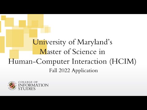 एचसीआईएम सूचना सत्र फॉल 2022 मैरीलैंड कॉलेज ऑफ इंफॉर्मेशन स्टडीज के प्रवेश प्रवेश