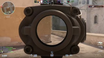 How can find head of enemy who camp behind box at dust2 (3k)
