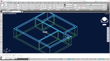 AutoCad 3D House Modeling Tutorial | Part 1 | Making 3D Walls