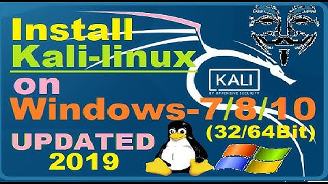 How to install KALI LINUX on Windows-7/8/10 (32/64Bit) using VMware player | UPDATED 2019 |