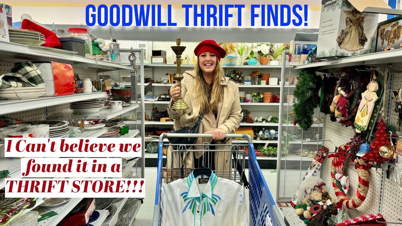 GOODWILL THRIFT FINDS! Last Thrift Day Of The Year & It Was One Of The BEST!!!!!