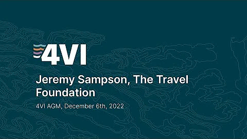 4VI AGM 2022, Keynote Speaker Jeremy Sampson from ...