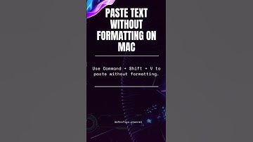 Paste text without formatting on Mac