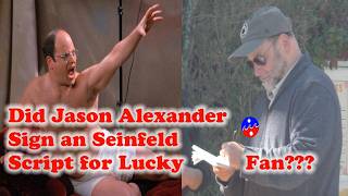 Did Jason Alexander Sign an Seinfeld Script for Lucky Fan??? #seinfeld #Comedy #jasonalexander
