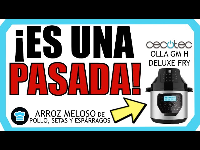 La olla GM H Deluxe Fry de Cecotec te ofrece hasta 24 formas de cocina