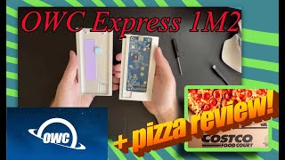 OWC Express 1M2 Unboxing & Review [plus pizza review! 🍕]