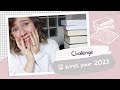 Challenge 12 livres pour 2023