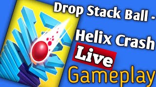 Drop Stack Ball -Heilx Crash 3d game 🔥 Live gameplay 🤬 screenshot 5