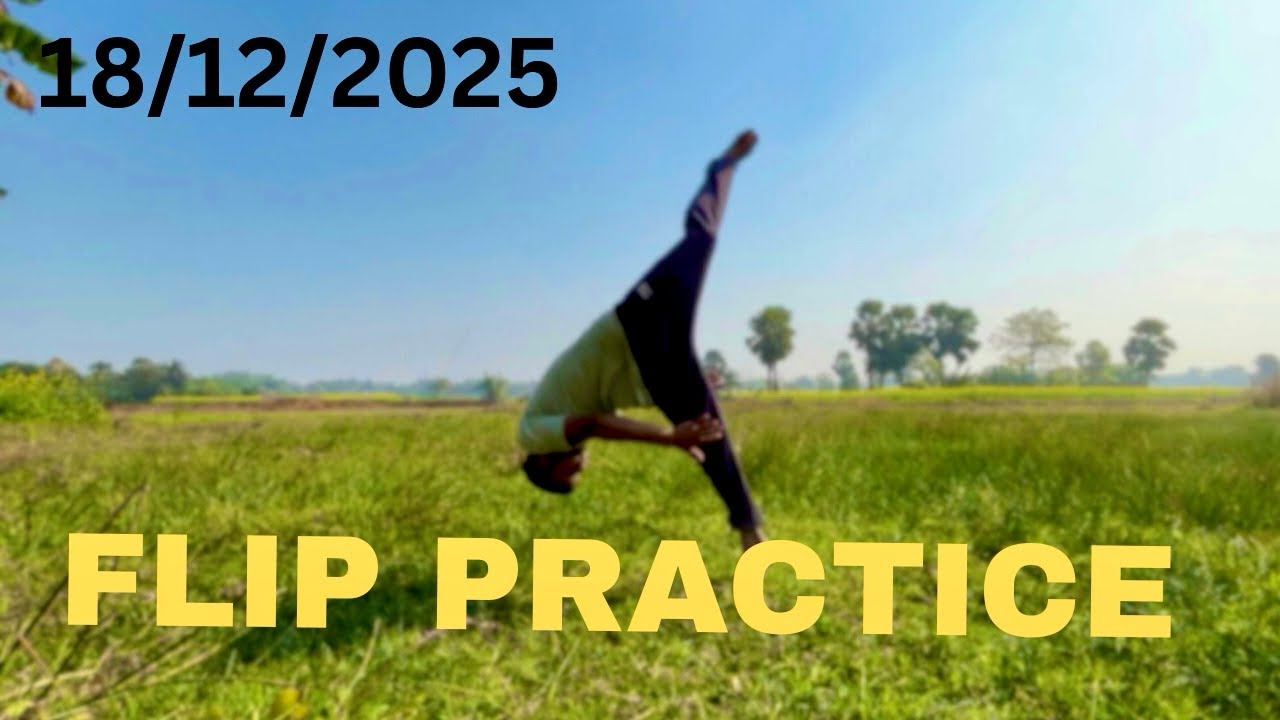 Today’s practice ✨|| flip practice as a beginner 💚💪|| backflip || webster ✨💚