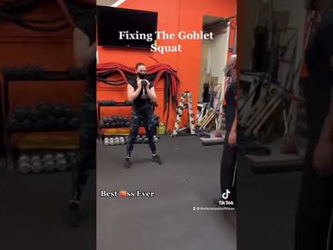 Fixing the Goblet Squat to impact your glutes more.