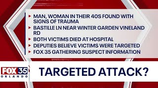 Man, woman dead after possibly targeted attack