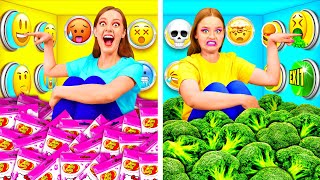 1000 Mystery Buttons Challenge Only 1 Lets You Escape | Cool Creative Hacks by HAHANOM Challenge