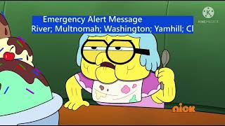 Creepy EAS Test During Big City Greens - September 15, 2010
