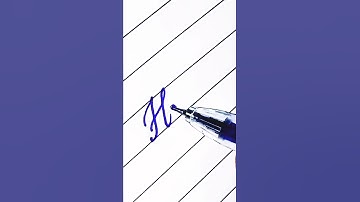 writing a name "Hafsa" in cursive #shorts