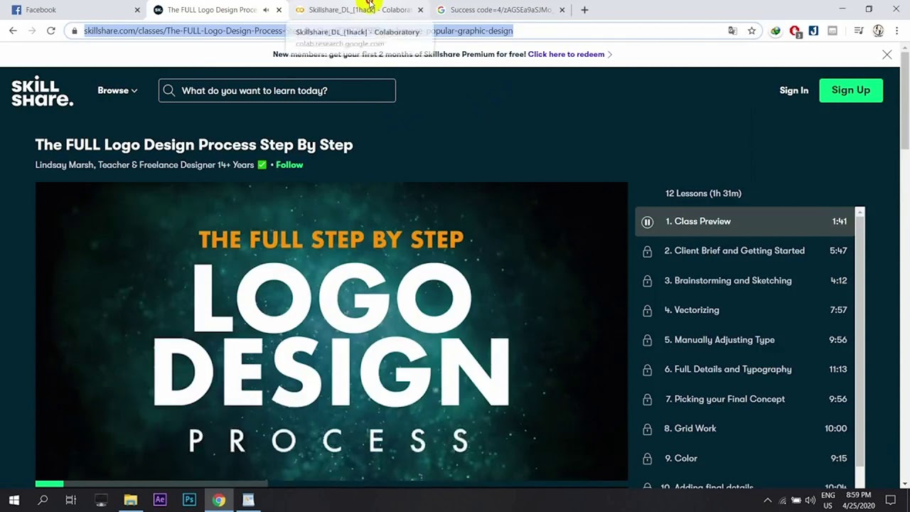  6 h ng d n k o kh a h c premium b t k tr n skillshare v th ng