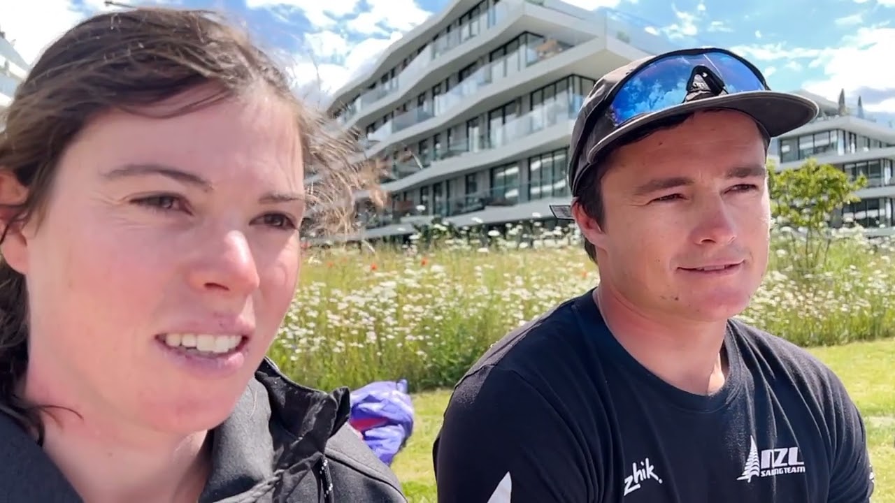 2022 Nacra 17 Europeans - Interview with Wilkinson and Dawson (NZL)