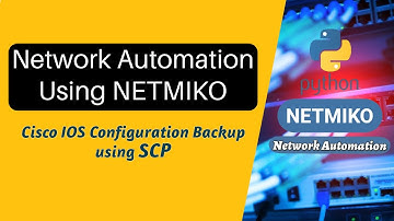 Netowrk Automation :Cisco Config Backup using Netmiko SCP | running and startup #networkautomation