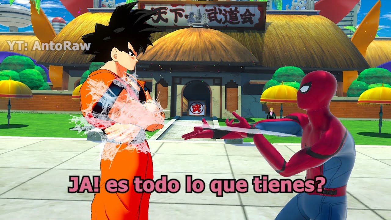 GOKU EN TORNEO MULTIVERSAL (SEIYA, SPIDERMAN, NARUTO, SUPERMAN)