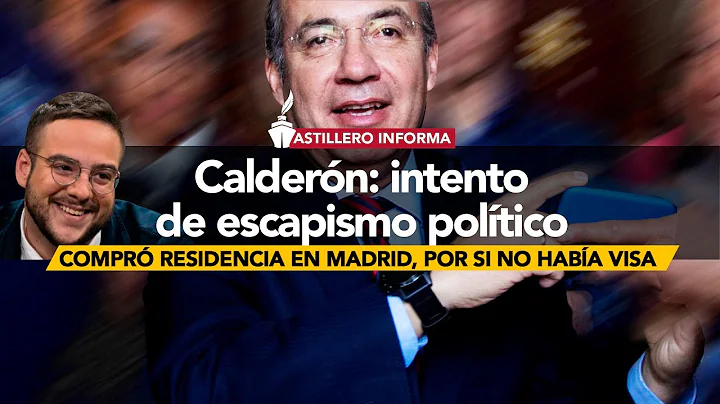 Quiso Caldern disimular su huida a Espaa por juici...