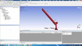 Pivoting crane -  Lesson Ansys 18