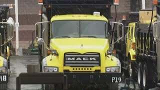 NCDOT crews treating roads overnight