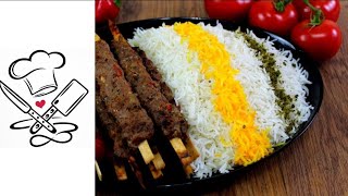طرز تهیه کباب کوبیده با برنج( Ashpazi Madar )
