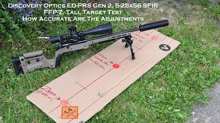 Exclusive Discovery Optics, Tall Target Test, How Accurate is the Adjustment? Profile