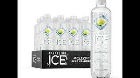 Trying Sparkling Ice Lemon Lime