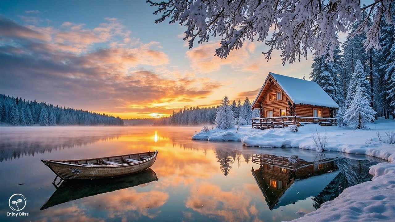 Peaceful Relaxing Music ❄️ Stress Relief Sounds for a Calm and Peaceful Mind