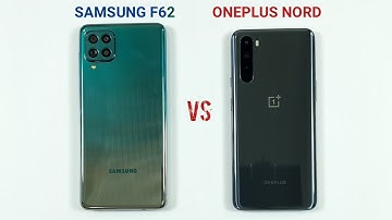 Samsung F62 vs Oneplus Nord Speed test & Camera Comparison
