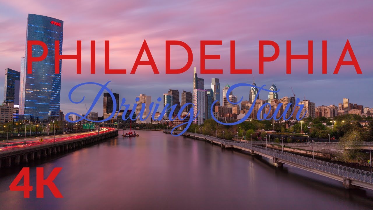 Downtown Philadelphia Driving Tour [4K] Pennsylvannia Travel Guide 2022 