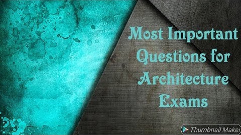 Most important questions for architecture entrance exams || JEE Mains paper 2 || NATA || B.Arch