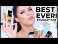 THE BEST FOUNDATIONS OF 2018!! YEARLY  BEAUTY FAVORITES!!