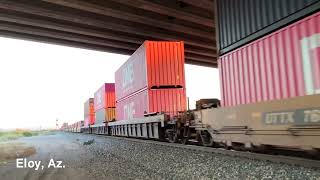 Slow Moving Intermodal Train
