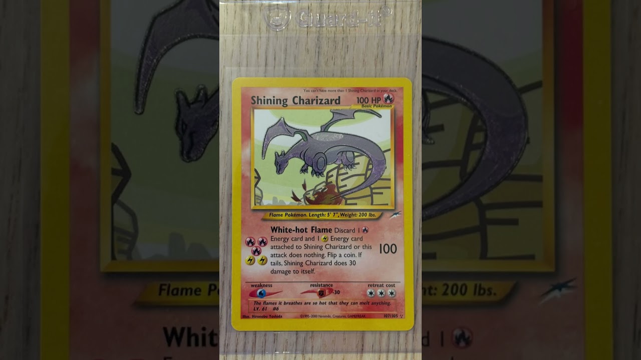 Shining Charizard! What did it grade? #pokemon #pokemoncards #pokemontcg #tcg #pokémon #vintage #psa