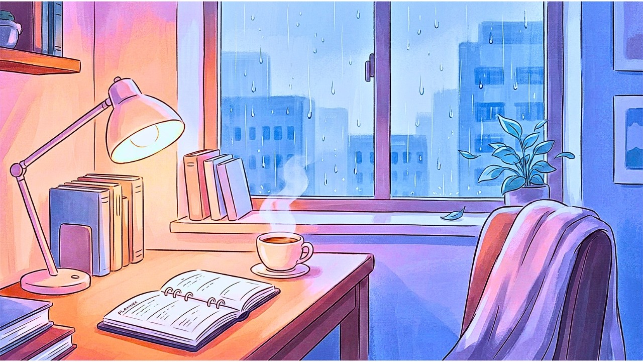 ☔🕯️ Cozy Rainy Day Reset Routine — Calm & Productive