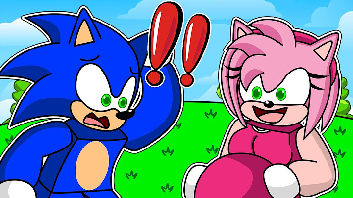¡AMY está EMBARAZADA de SONIC en Roblox! SONIC en ROBLOX