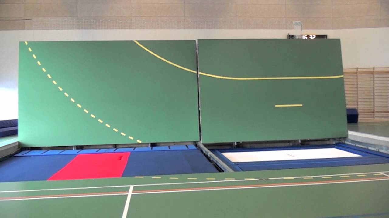 Foam pit for Team gymnastics with Floor YouTube
