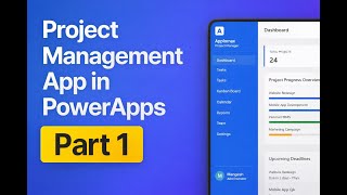 Project Management App in Power Apps – Part 1: Menu Screen | Full Template Available