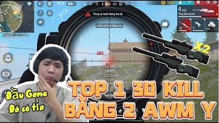 TỈA NÁT MAP KHI CÓ 2 AWM  ĐẦU GAME TOP 1 CỰC ĐỈNH VỚI 30 KILL 2 VIÊN 1 KILL screenshot 2