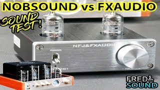 FX AUDIO TUBE-01 VS Nobsound MS-10D MKII + Sound Test (INT)