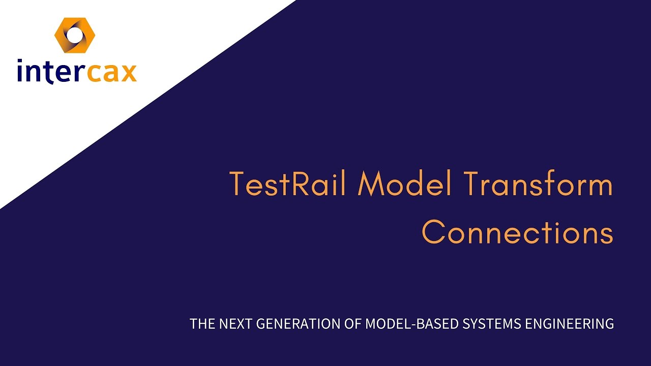Video 15.1 TestRail Model Transform Connections - YouTube