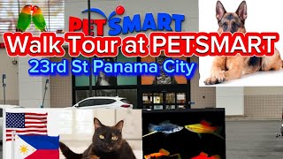 Walk Tour inside PETSMART store at Panama City Fl USA and cat food pickup order 👍🏼