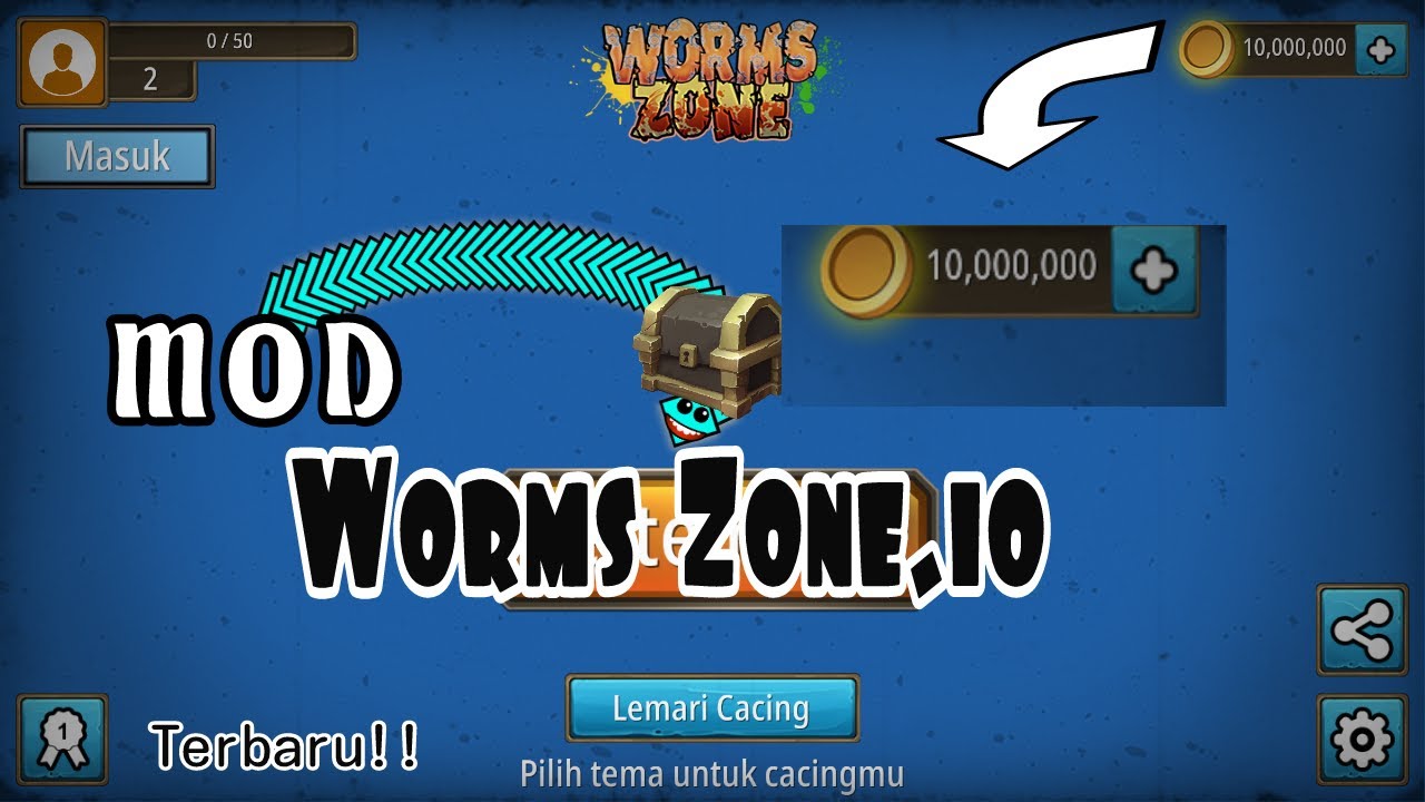 MOD Wormzone.io unlimited coin YouTube