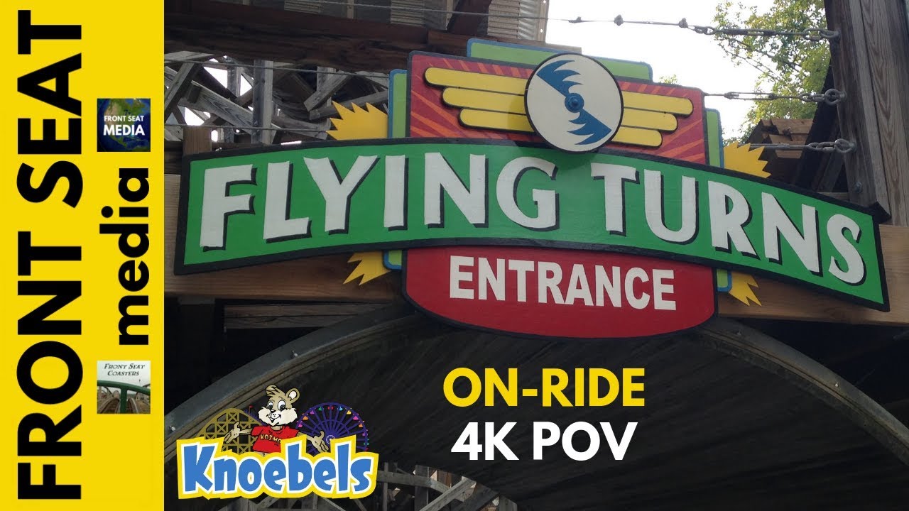 Flying Turns Pov 4k On Ride Knoebels Roller Coaster Front Seat Wood Bobsled Youtube 