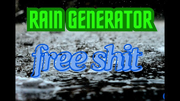 Blender Rain Generator  (FREE SHIT) geometry node