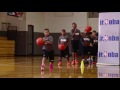 Dribble & Pass To A Target Drill